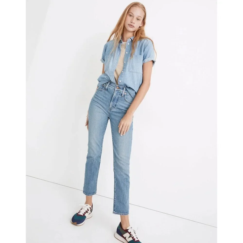 MADEWELL The Perfect Vintage Jean in Banner Wash Size US 26 - Picture 11 of 13